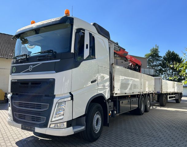 Volvo FH 420 E6 Baustoffzug Kran Fassi