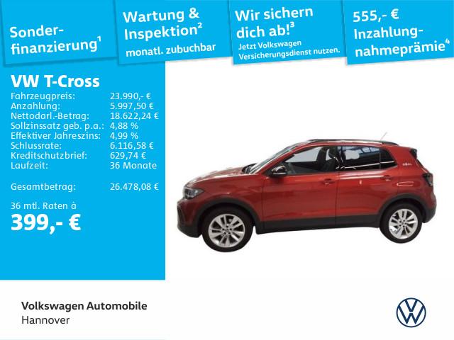 Volkswagen T-Cross 1.0 TSI DSG Goal Navi AHK LED ACC DigCoc