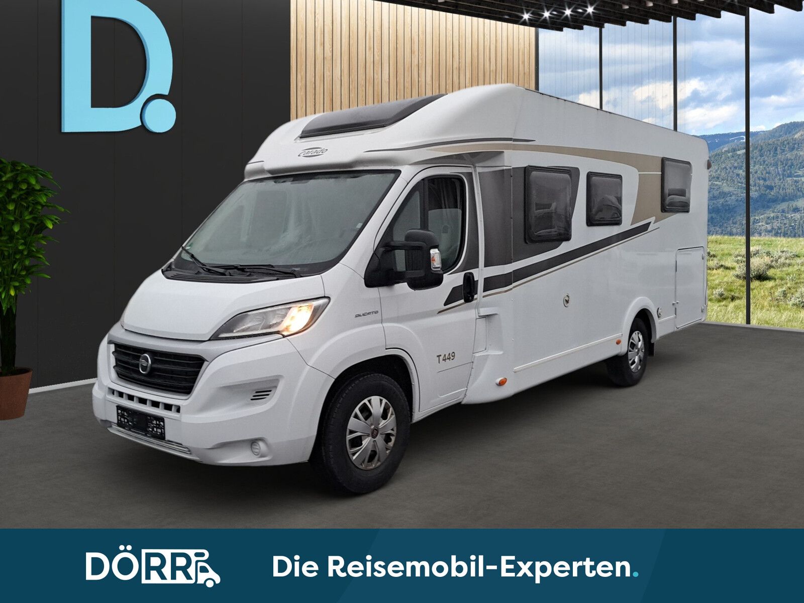 Fahrzeugabbildung Carado T 449 Markise,Sat,Fahrradträger, Radio, RFK