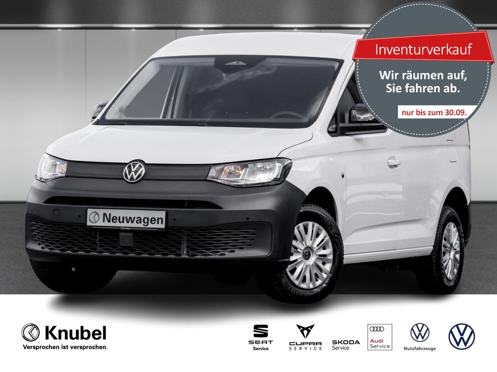 Volkswagen Caddy Cargo 2.0 TDI Klima AHK App-Connect Sitzh.