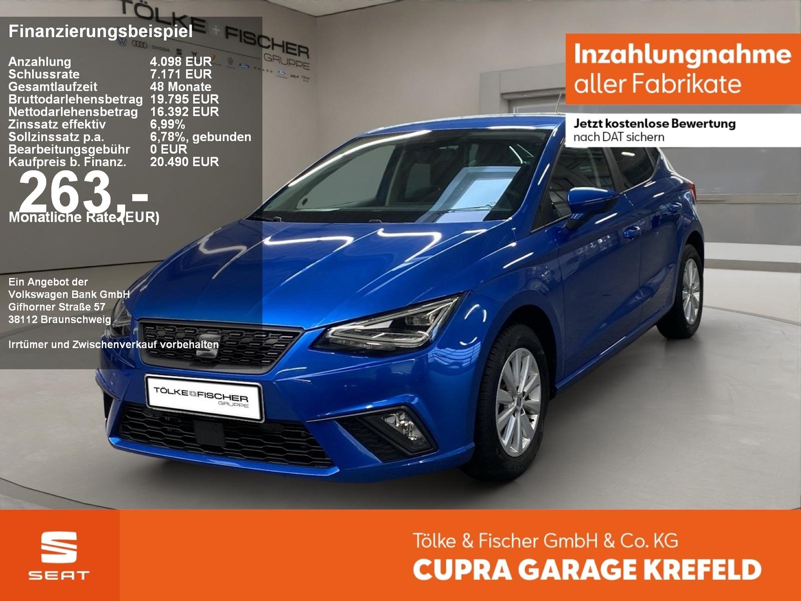 Seat Ibiza 1.0 TSI Style ACC Kam. Navi Virtual LED