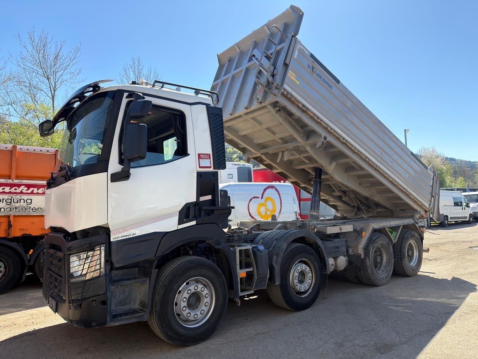 Renault C480 8X4 Blatt Gesteinskipper 2018 Euro 6