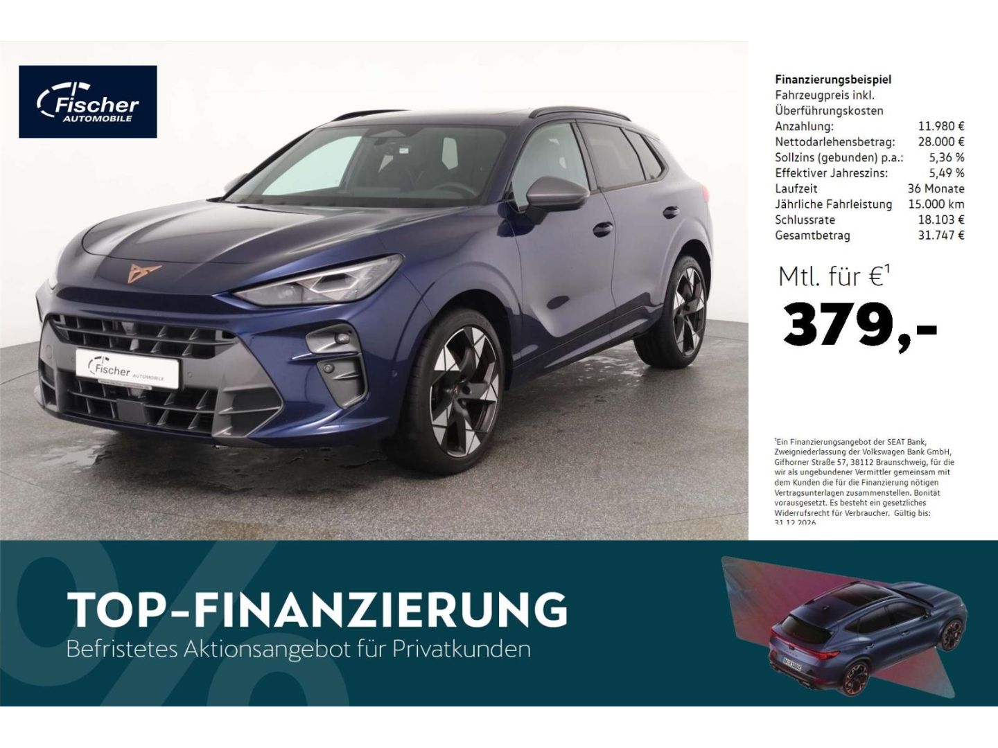 CUPRA Terramar 2.0 TSI DSG HUD/AHK/Panorama/NAV/Memory
