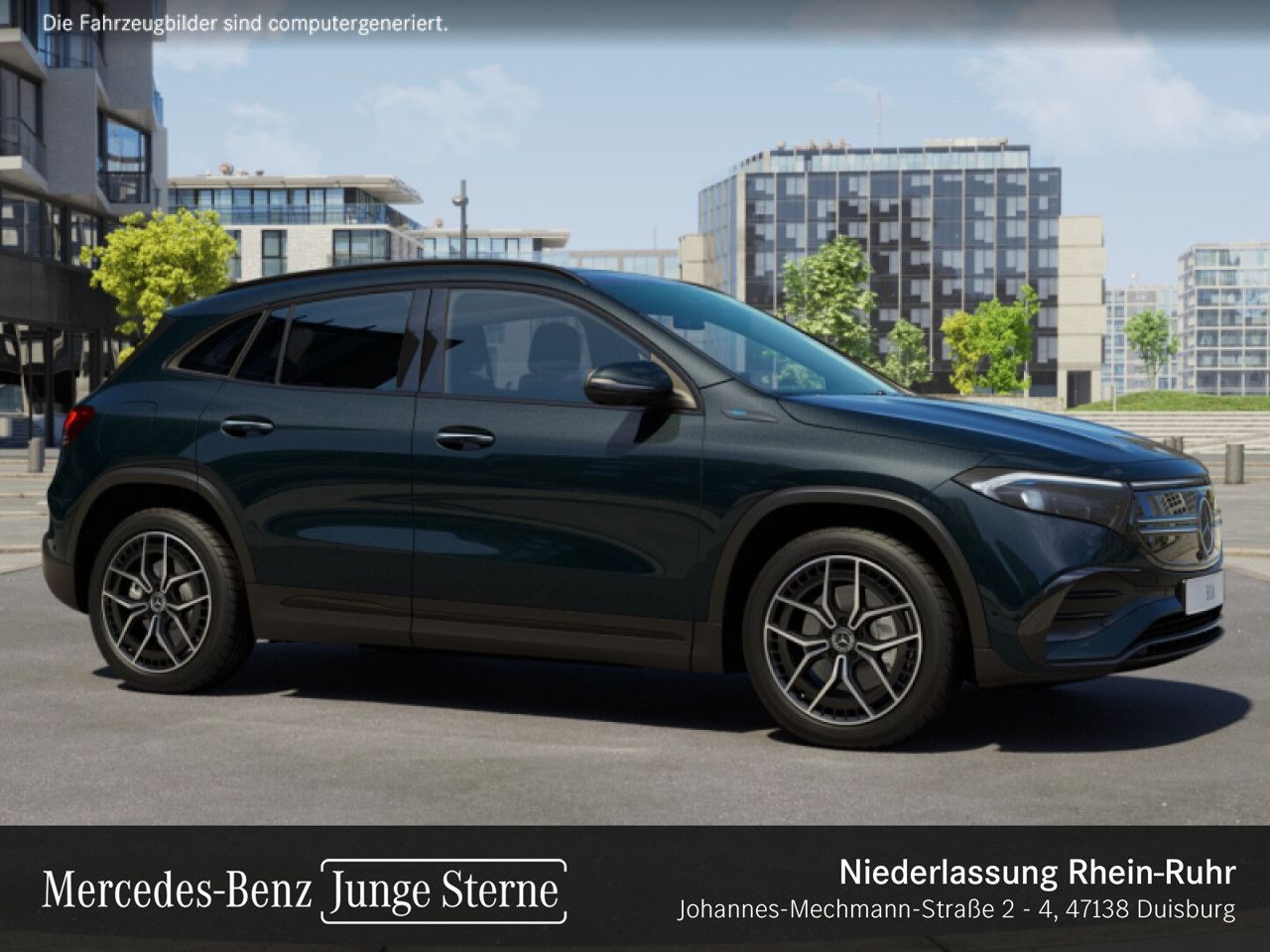 Mercedes-Benz EQA 350 4M AMG/Night/Fahrass/Pano/Volldig/AHK foto 18