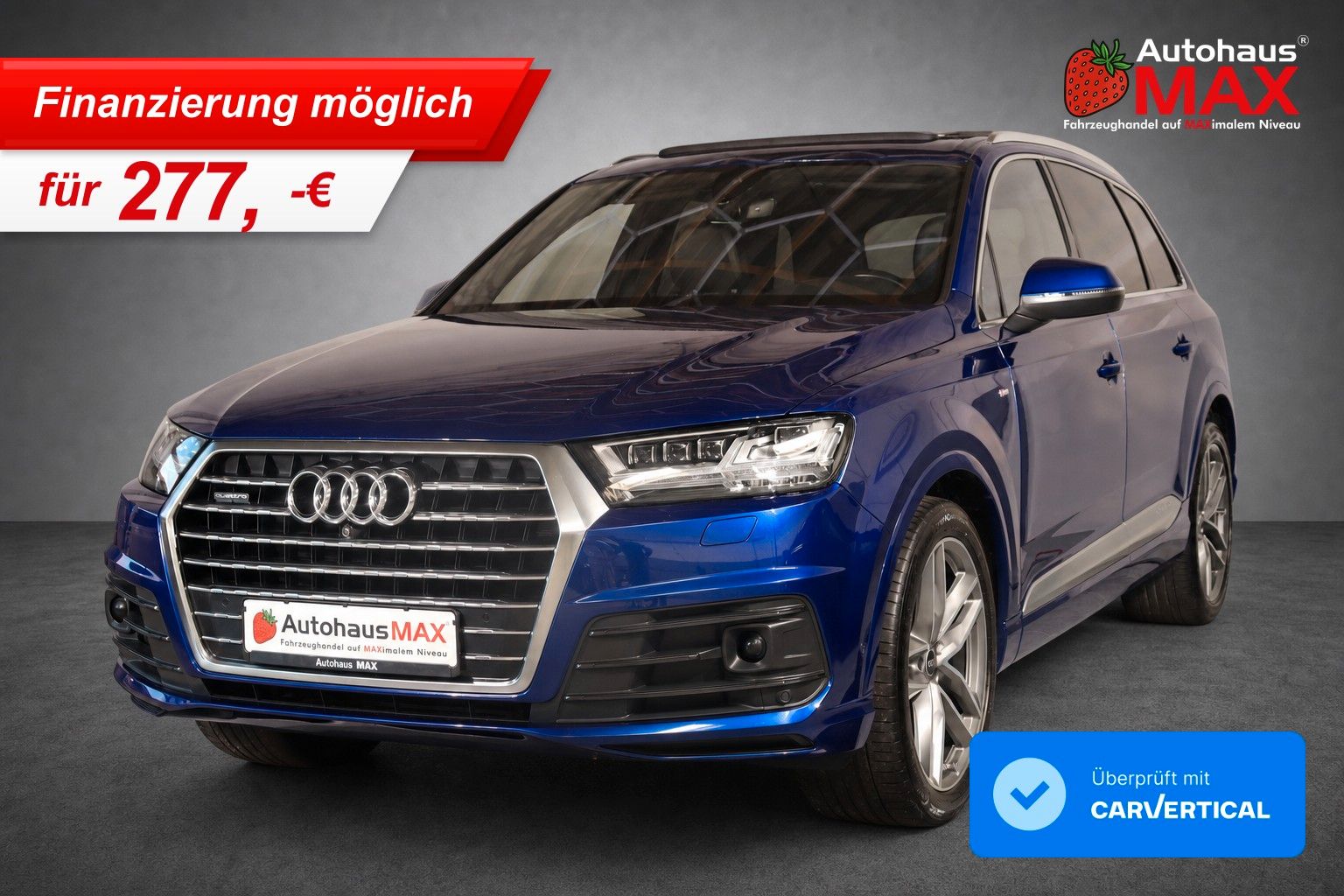 AUDI Q7 3.0 TDI quattro S Line~Matrix~Pano~StHz~360Ka