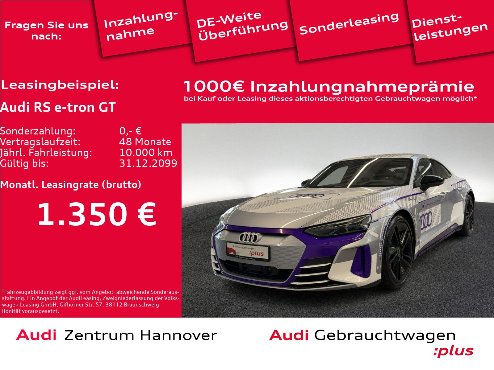 Audi RS e-tron GT ice race edition Head-Up Laser B&O