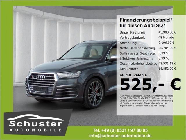 Audi SQ7 exclusive*StandHzg AHK Panodach BOSE 22* LED