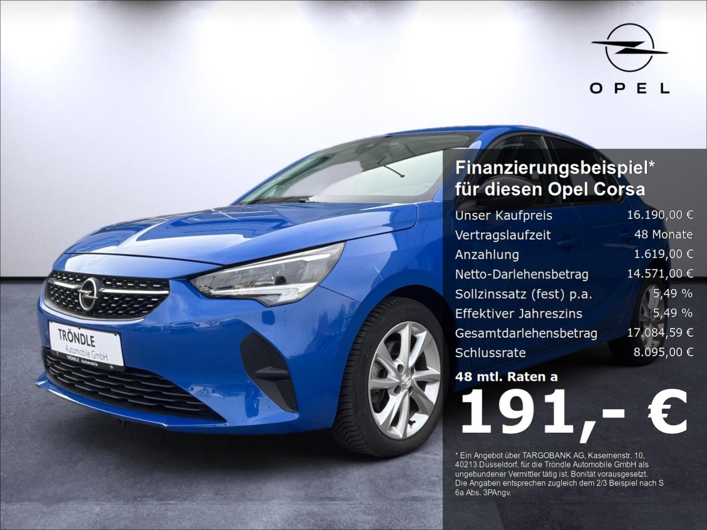 Opel Corsa 1.2 Elegance Navi PDC Kamera LED Klimaauto