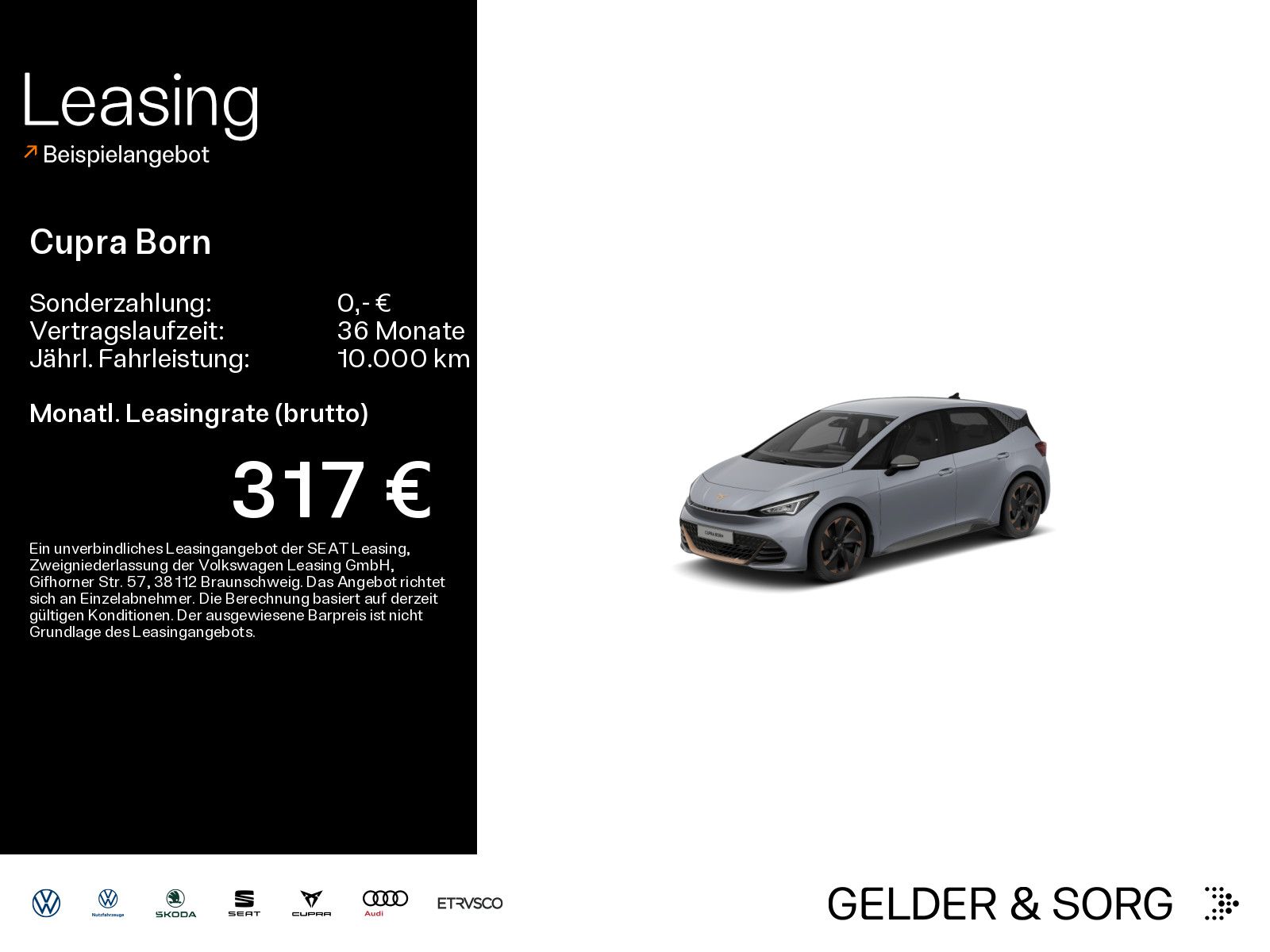 Cupra Born 231 PS 58kwh 19Z*Bluetooth*LED*App-Connect*