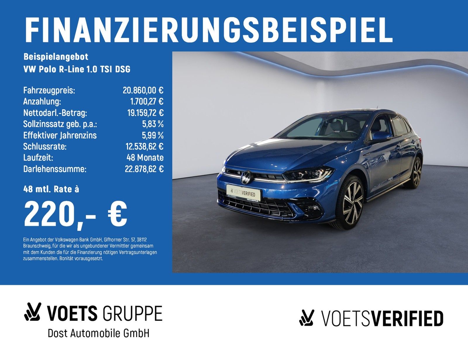 Volkswagen Polo R-Line 1.0 TSI DSG KLIMA+MATRIX LED+NAVI+SH