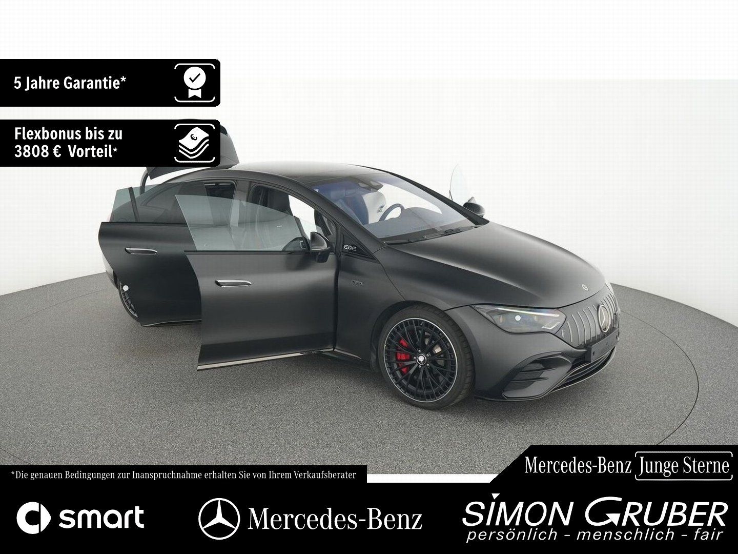 Fahrzeugabbildung Mercedes-Benz EQE 43 4M AMG Pano Hyper Burm Massage Sitzklima