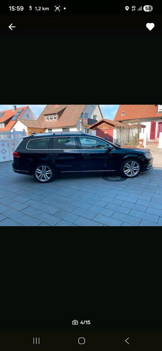 Volkswagen Passat 2011 — rear view