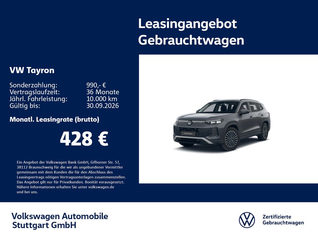 Tayron Life 2.0 TDI DSG 7-Sitze Navi Kamera AHK