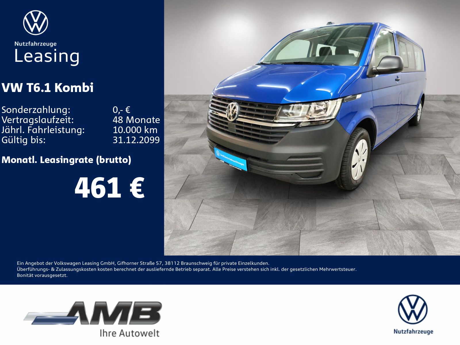 Volkswagen T6 Kombi - Bild 1