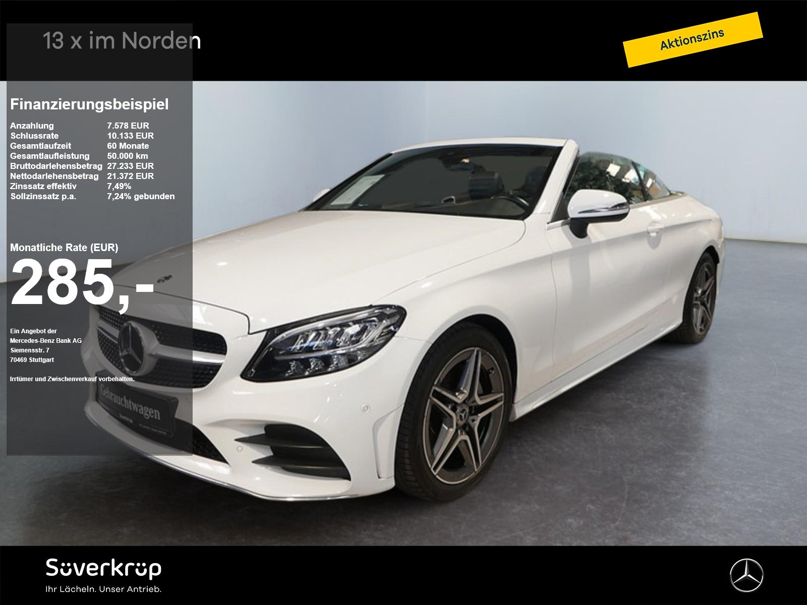 Mercedes-Benz C 180 Cabriolet AMG KAMERA PDC SHZ