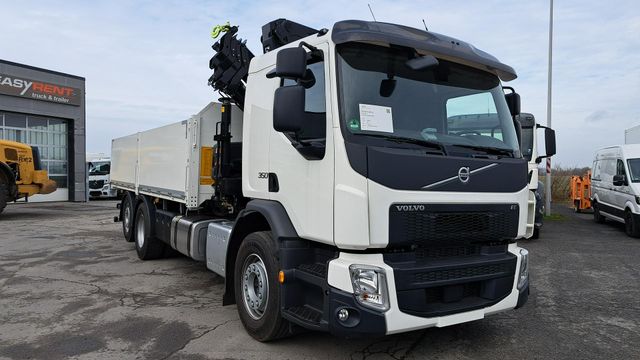 Volvo FE350 6x2/NLA lenkt lift/Hiab 228ES-4/Funk/6,1mP