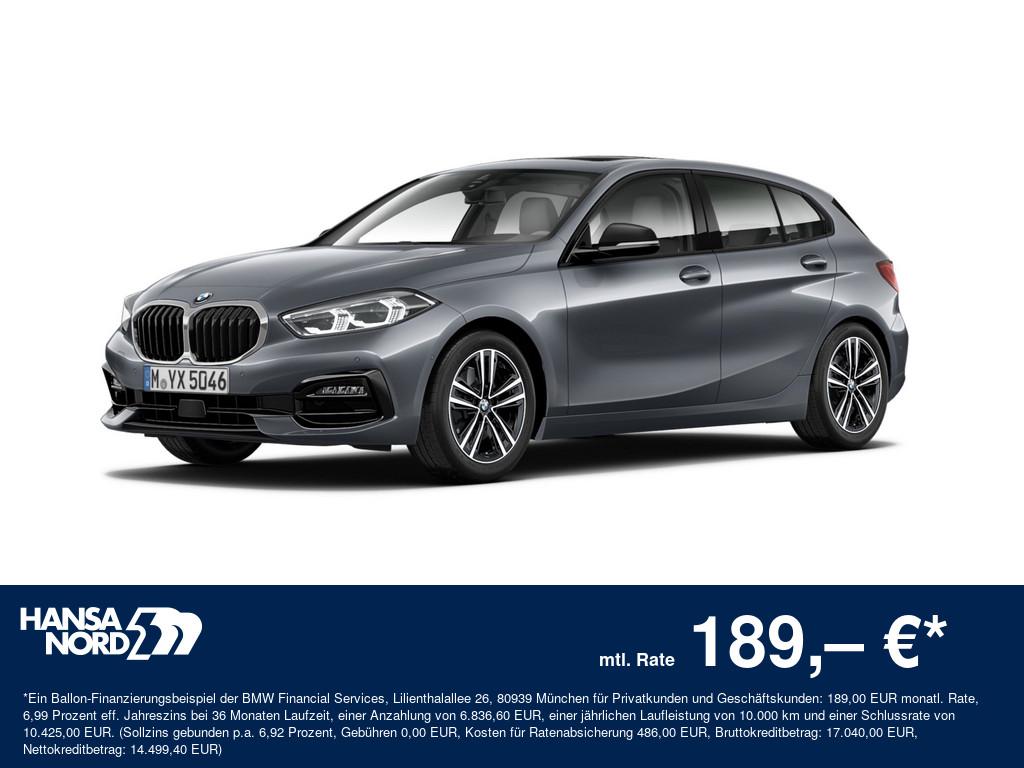 BMW 118i Lim. SPORTLINE LED NAVI HUD PANO SHZ 17"