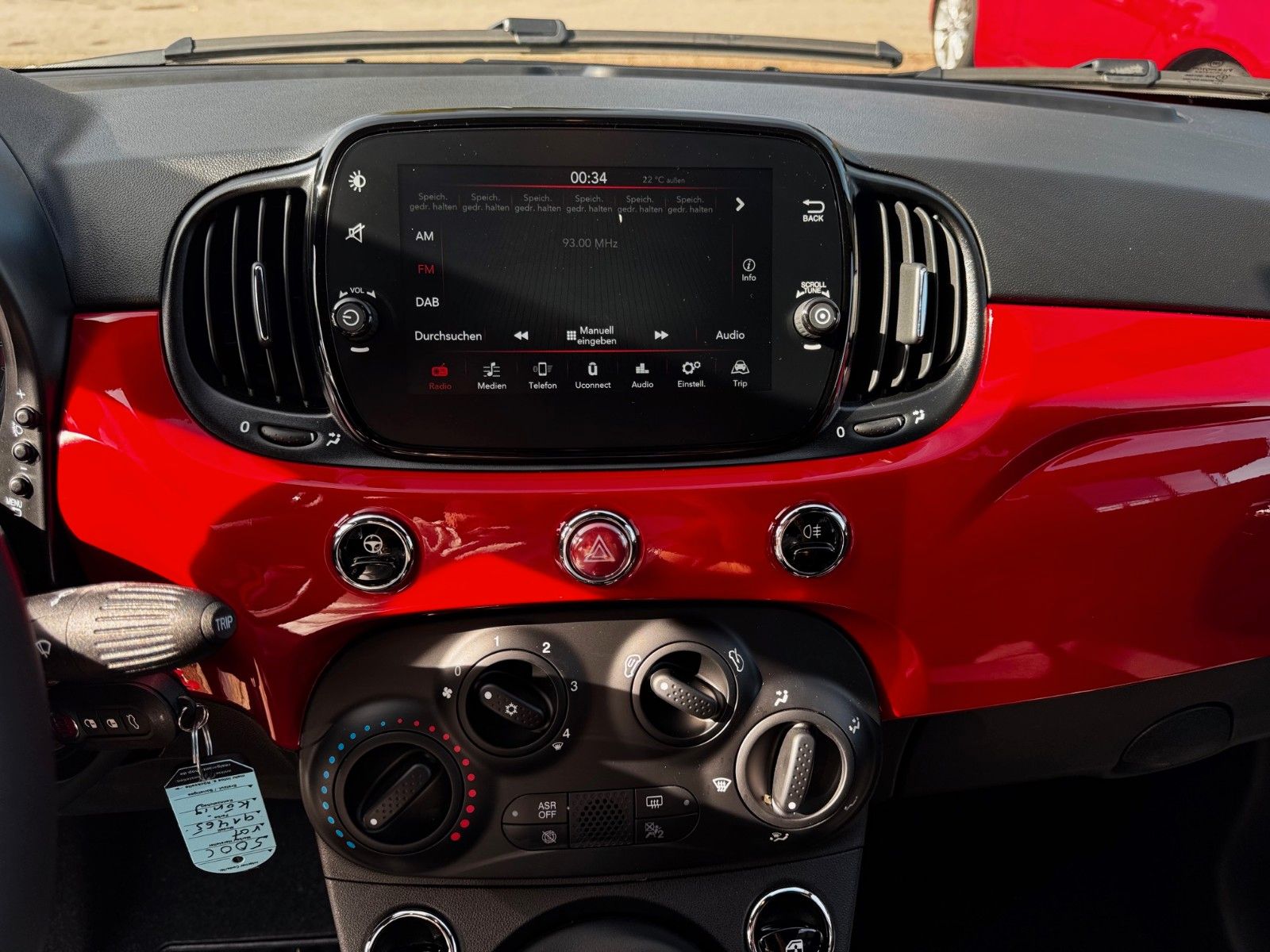 Fahrzeugabbildung Fiat 500C Cabrio Carplay Klima Tageszulassung