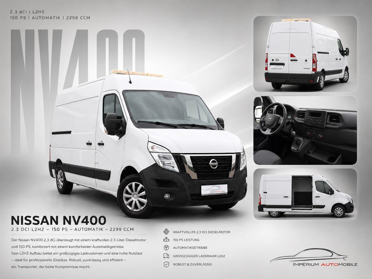 Nissan NV400 2.3 dCi L2H2 *KLIMA*TEMPO*CAM*PDC*SHZ*AHK*