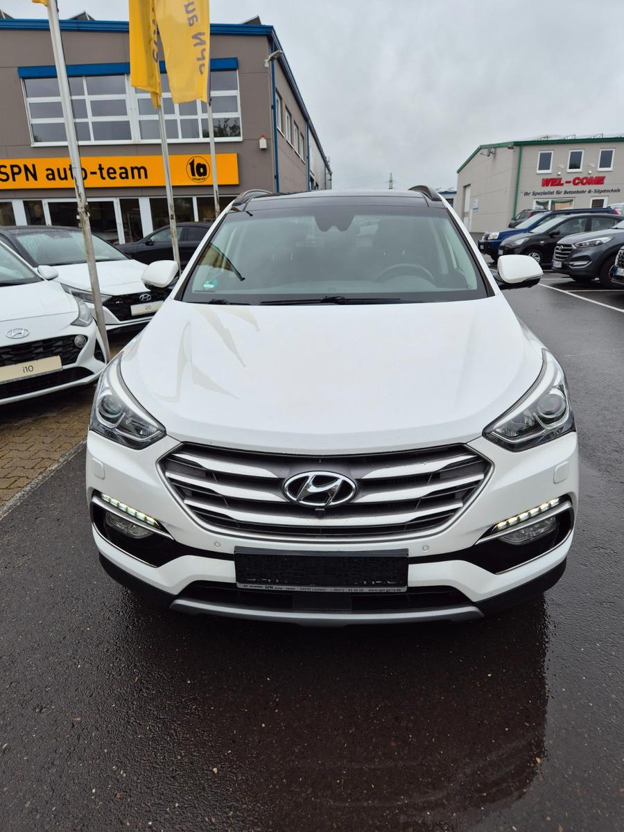Hyundai Santa Fe blue Premium 4WD Standheizung