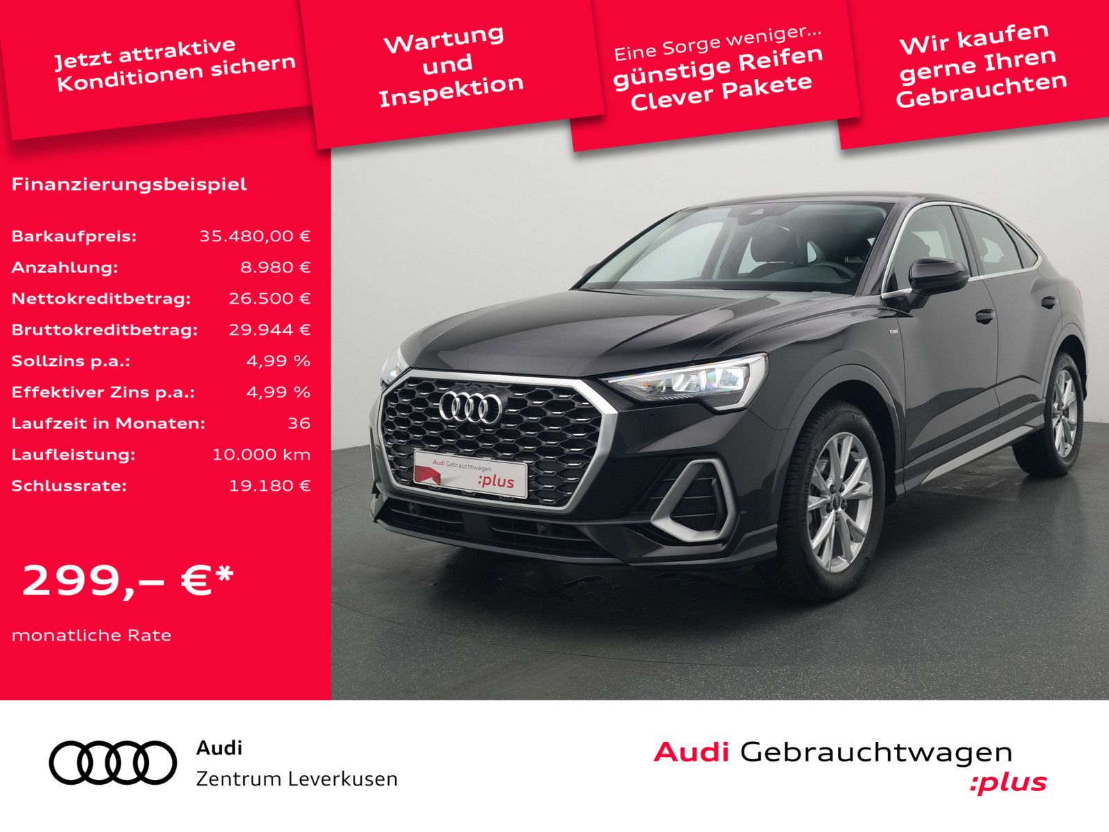 Audi Q3 Sportback S line S-TRON AHK KAM NAVI VIRT ACC