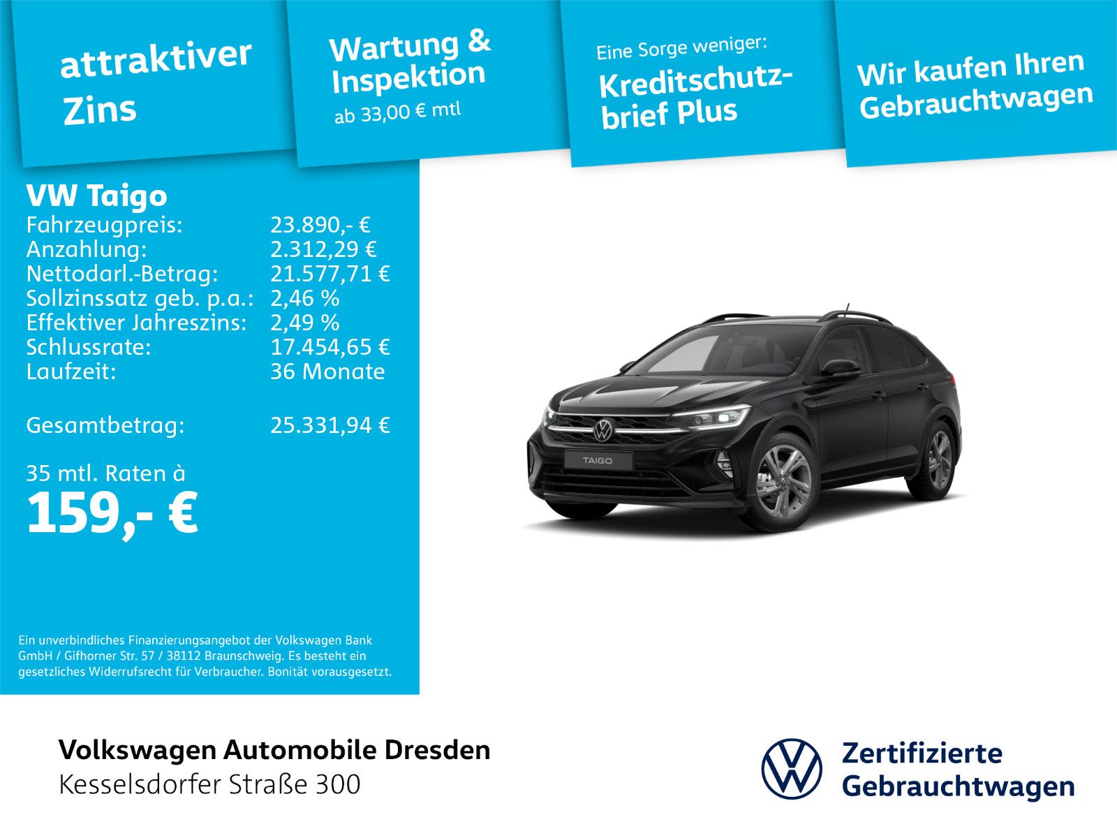 Volkswagen Taigo 1.0 TSI R-Line LED ACC Navi Kamera