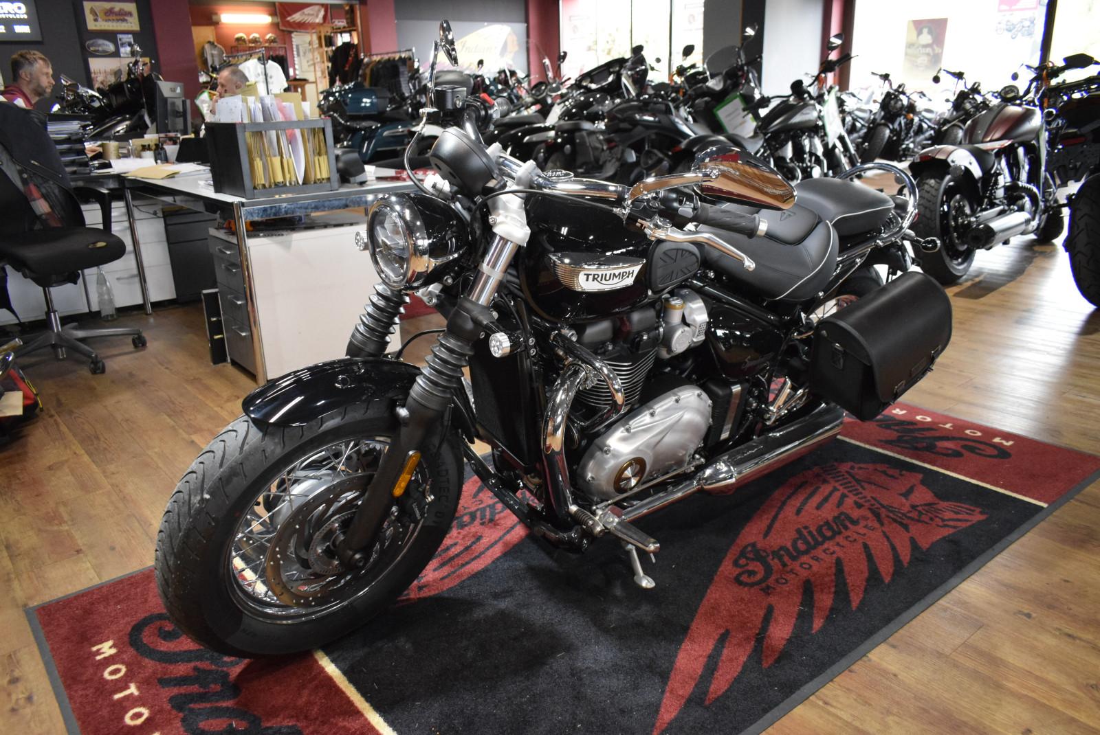 Triumph Bonneville Speedmaster Koffer/minn´iBlinker/Spie