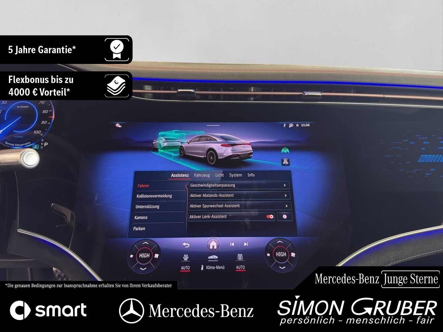 Fahrzeugabbildung Mercedes-Benz EQS 53 4M AMG 4*Massage/Sitzklima Mod 25 118kwh