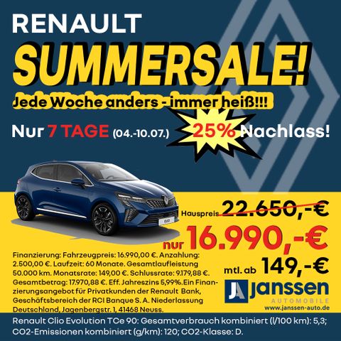 Renault CLIO EVOLUTION TCe 90