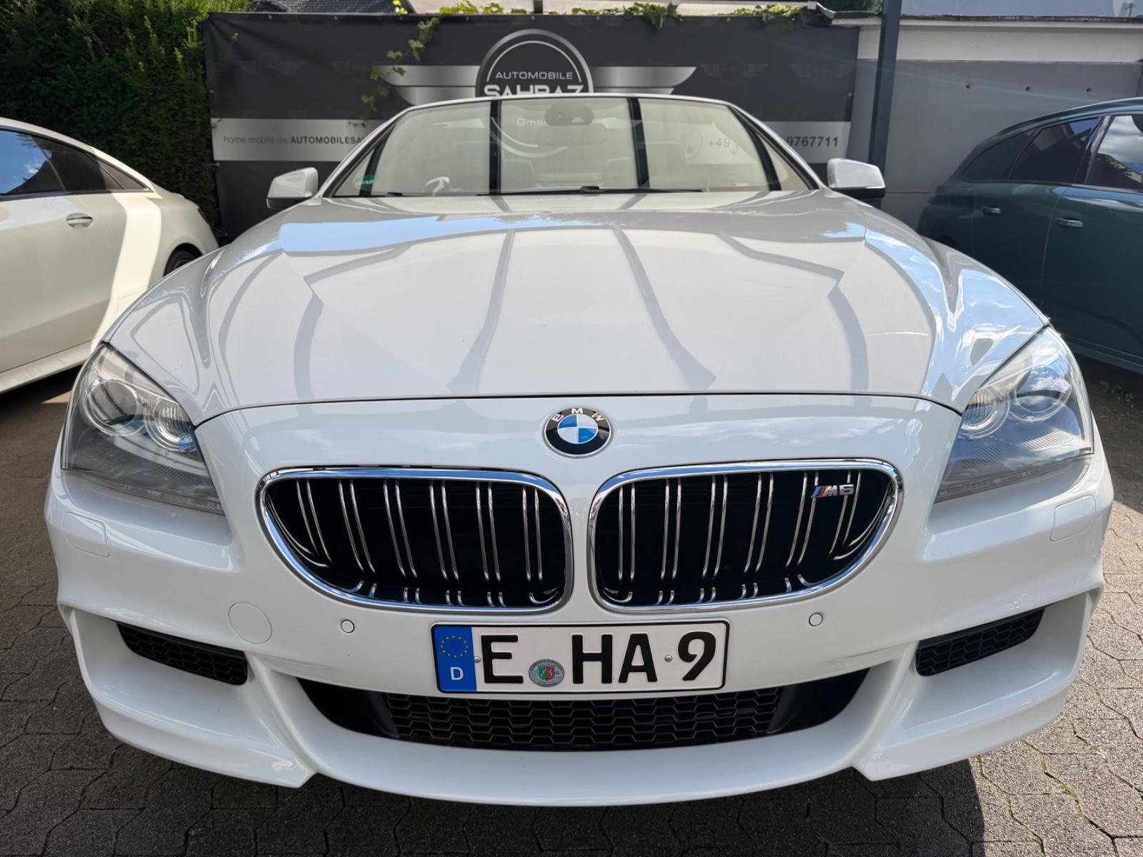 BMW Série 6 650i Cabriolet Pack M Sport | 405 ch | BVA | Son Bang & Olufsen | Affichage tête haute | Caméra 360° | Sièges ventilés | Keyless
