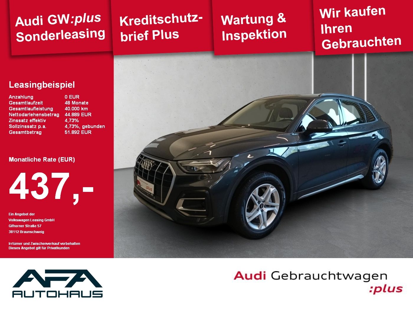 Audi Q5 40 TDI Advanced quattro S tr. AHK*RFK*ACC*NAV