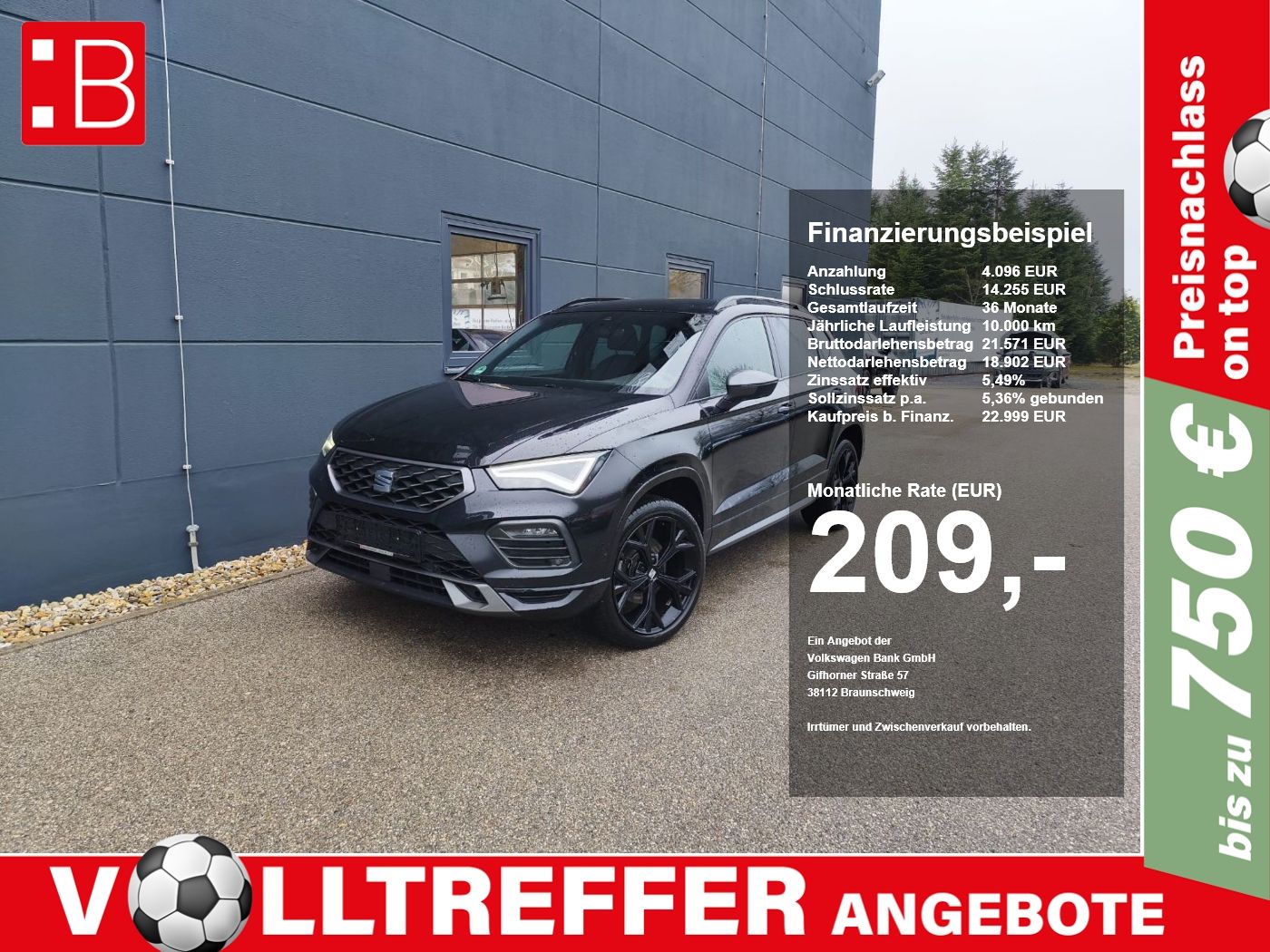 SEAT Ateca 2.0 TDI FR BLACK 19ZOLL NAVI KAMERA LED AC