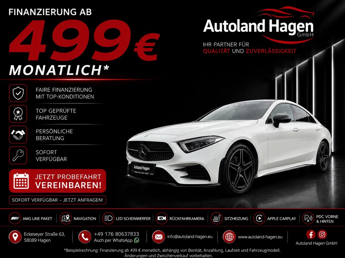Mercedes-Benz CLS 400 d 4Matic* Amg Line*erst 110Tkm*