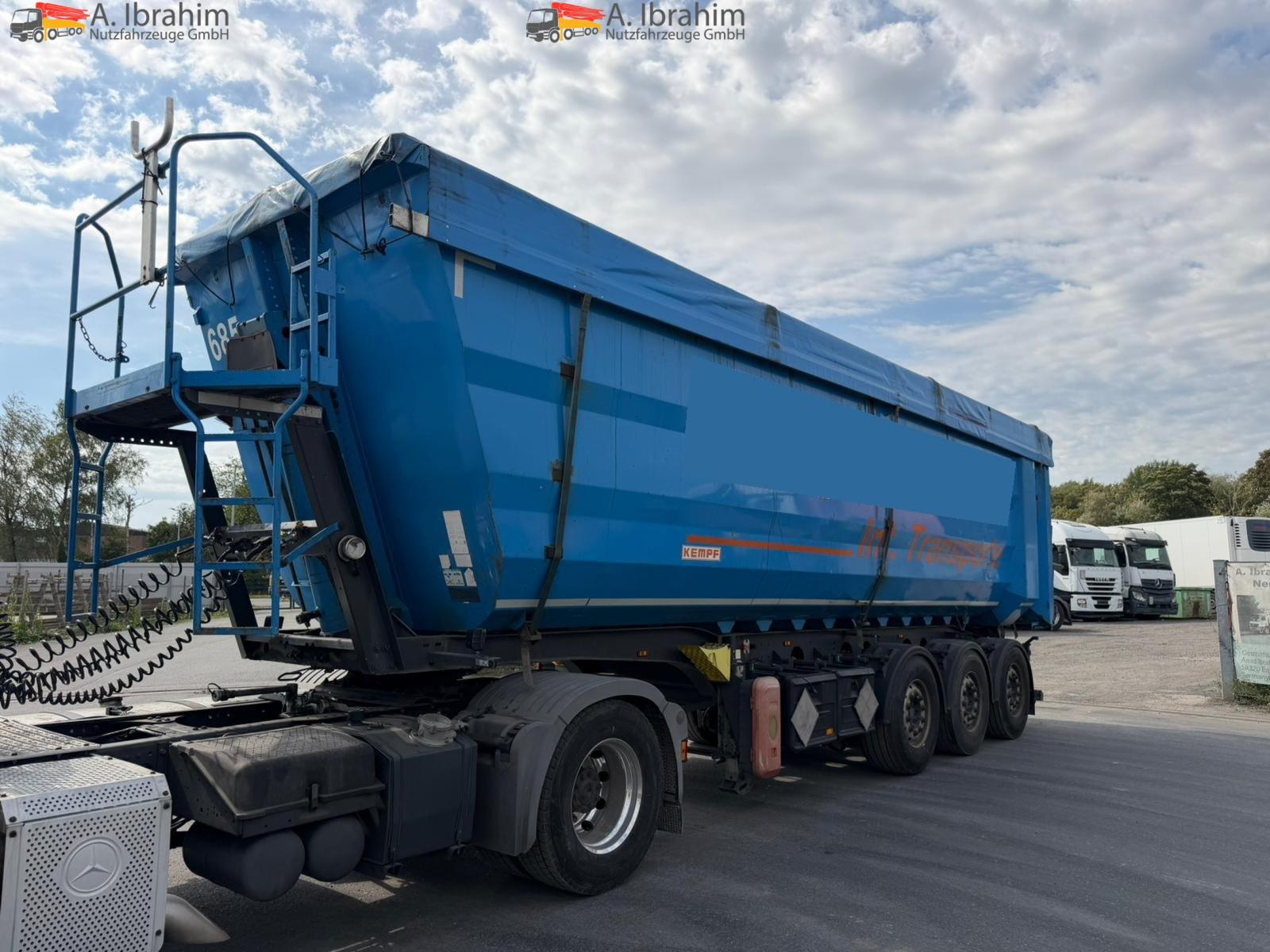 Kempf SKM 35/3 50 cbm Stahlmulde Liftachse Scheibenbre