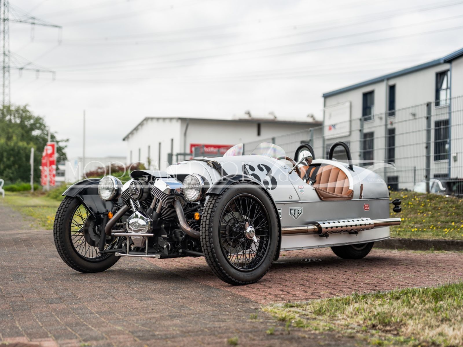 Fahrzeugabbildung Morgan 3-Wheeler *matt silber*