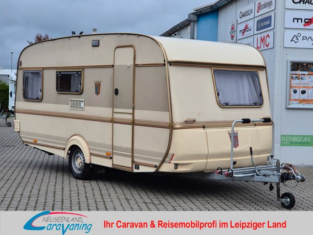 Neuseenland Caravaning Fahrzeugverkauf TABBERT Comtesse 450 *Mover*Umluftheizung*Fahrradträger