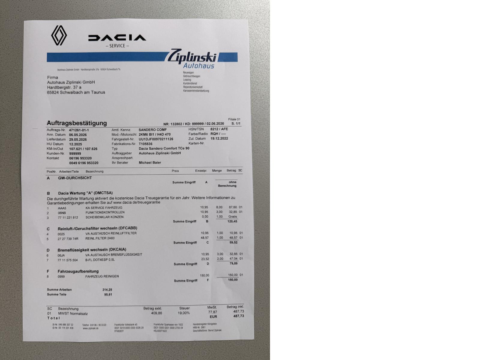Dacia Sandero III Comfort Navi, Klimaautom.Insp. NEU