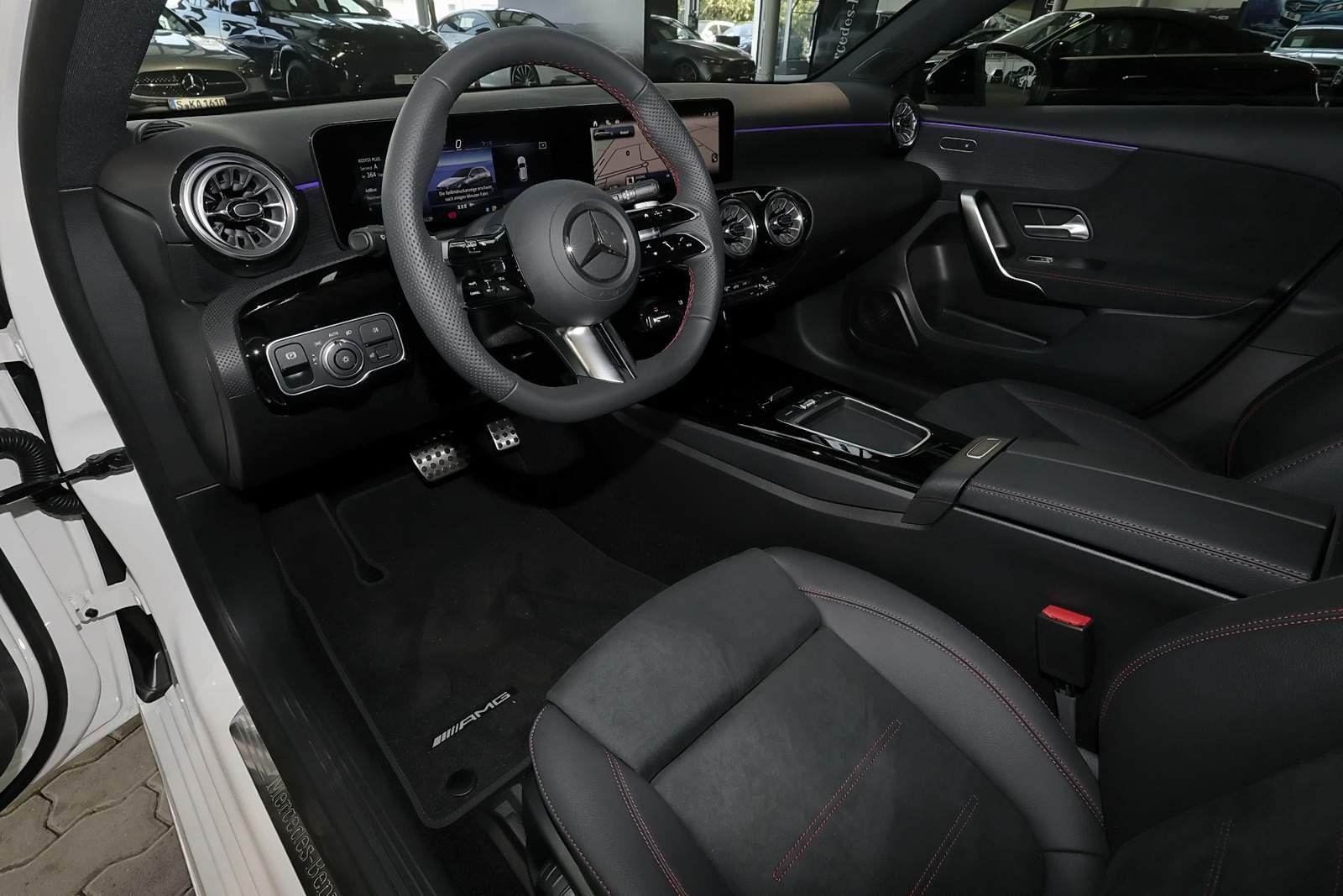 Mercedes-Benz A-Class d AMG MBUX+RüKam+M-LED+Pano+AHK+Night+DAB, миниатюра 9