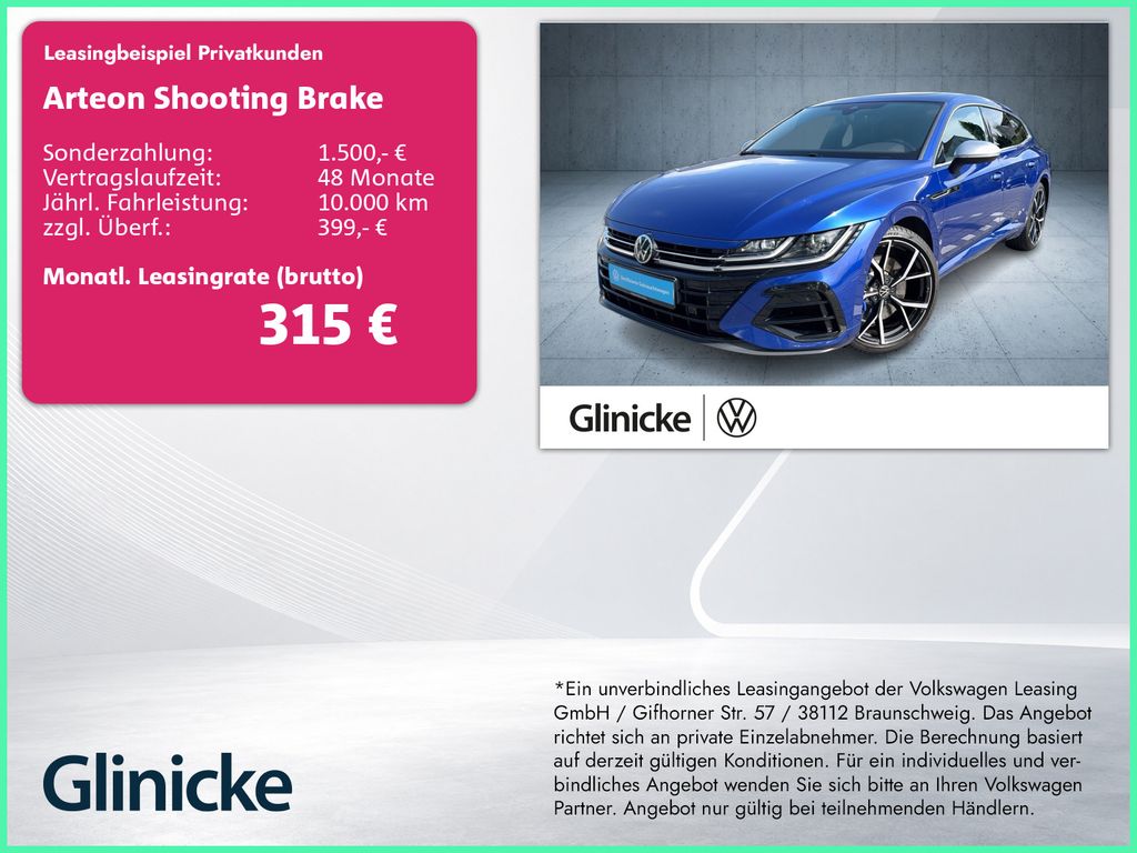 Volkswagen Arteon Shooting Brake R AHK/Nav/360/DCC/IQ/20"/K