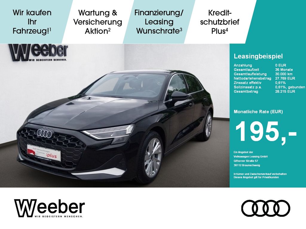 Audi A3 Sportback advanced *LED*VORB. AHK*LED*SHZ*KAM