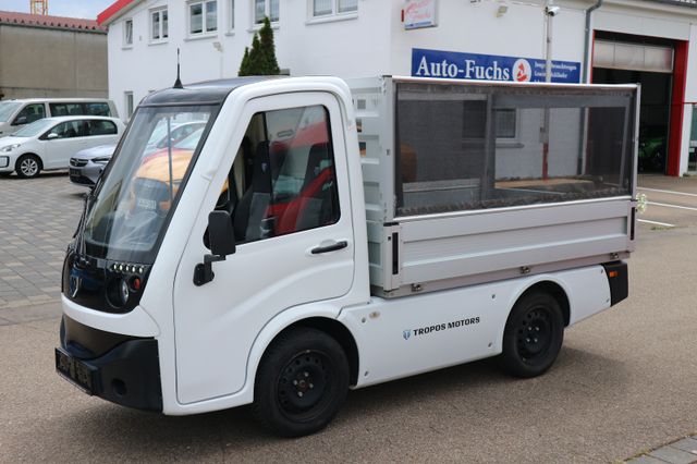 Tropos Able XT1 Pritsche mit Laubgitter AHK 13kWhKamera