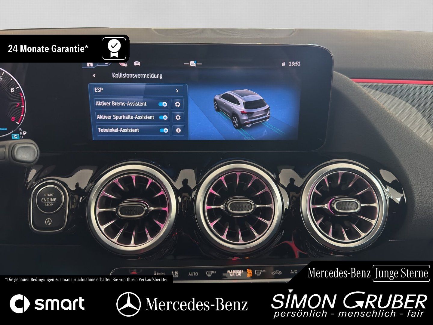 Fahrzeugabbildung Mercedes-Benz GLA 250 4M AMG Premium+ Pano Bur Multibeam HUD