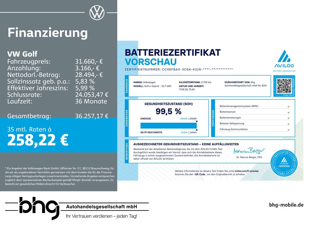 Golf 1.5 eHybrid DSG STYLE #DCC #HEAD-UP #AREA-V