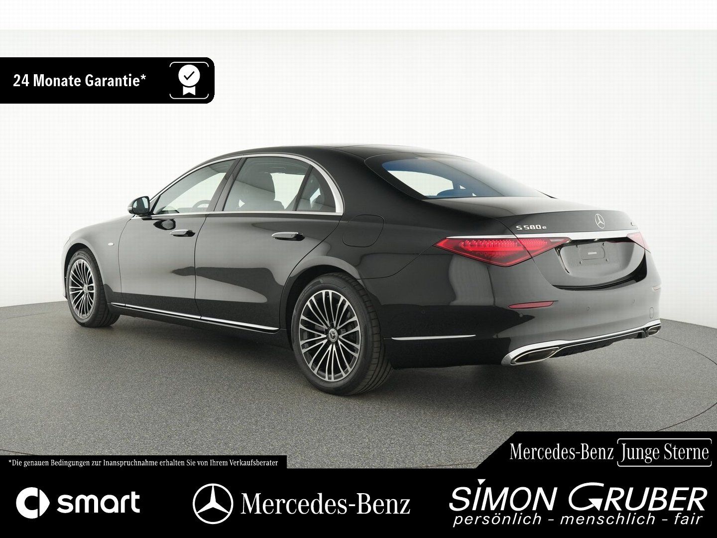Fahrzeugabbildung Mercedes-Benz S 580 e 4M lang Pano Burm Ambi Airmatic Guard360