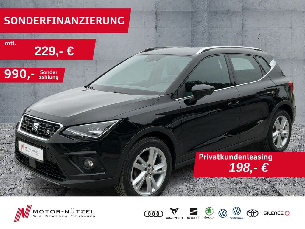 Seat Arona 1.0 TSI DSG FR LED+NAV+ACC+APP+SHZ+RFK+17"