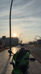 Kawasaki ZX10R COBRA Sportauspuff NEUE REIFEN + ÖL  - KAWASAKI R1