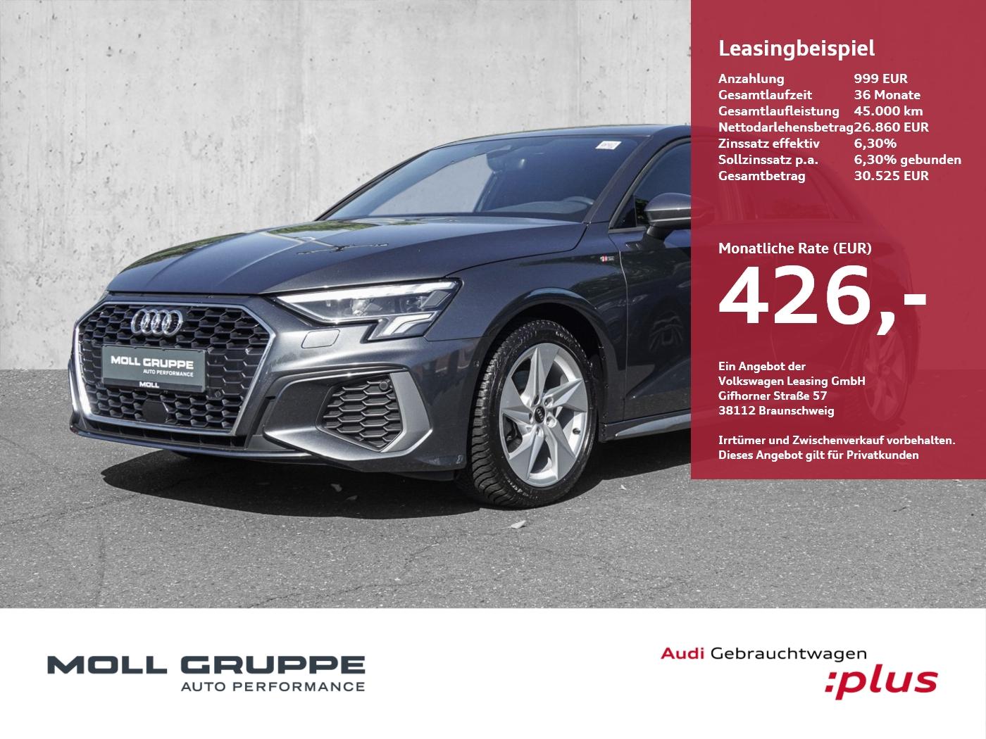 Audi A3 Sportback 35 TFSI S tronic S line Virtuell Na