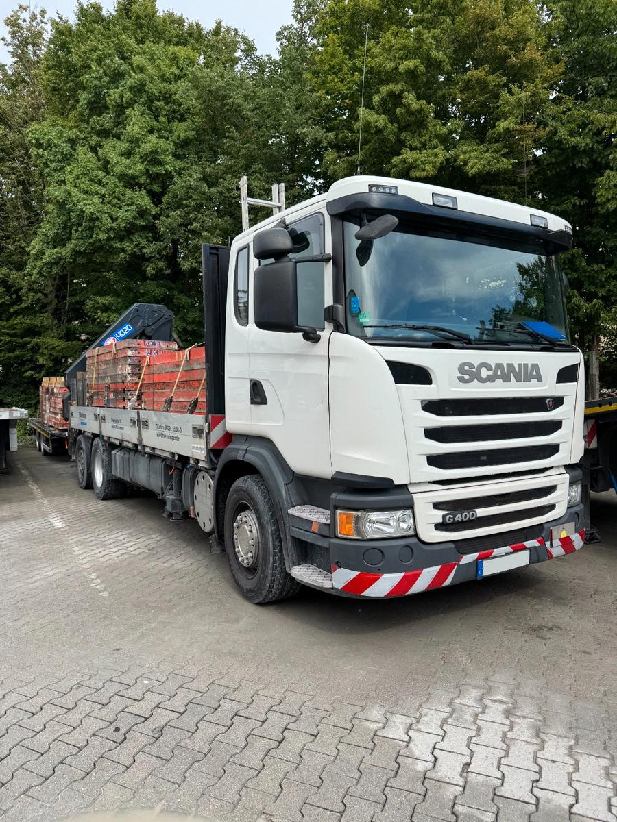 Scania G400 6x2 N331 mit HMF Ladekran