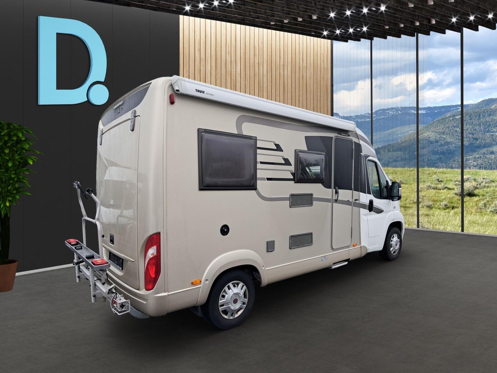 Fahrzeugabbildung HYMER / ERIBA / HYMERCAR Compact 404 Markise,Fahrradträger