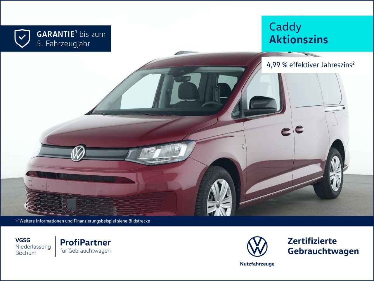 Volkswagen Caddy Maxi AHK Kamera Sitzh. Lane Assist PDC